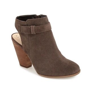 Sole Society Perin Booties in Ash
